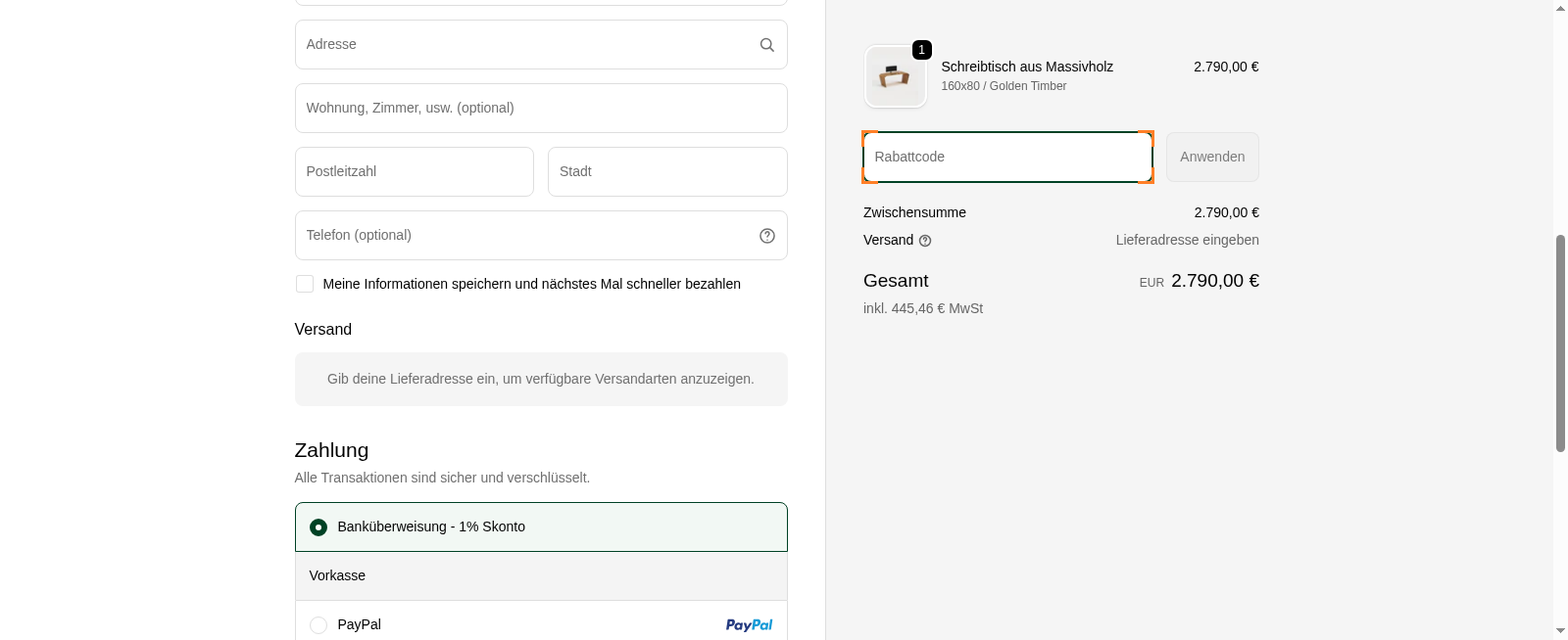 EDELHOLZ Manufaktur Screenshot