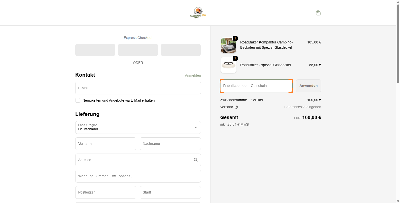 Inselcamper Screenshot