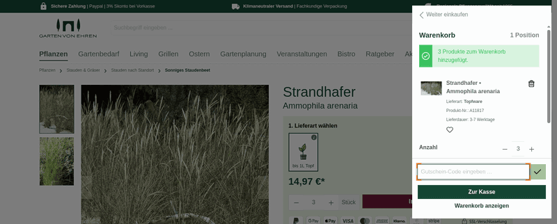 Garten von Ehren Screenshot