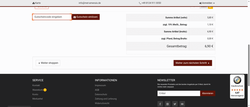 MET Amensis Screenshot