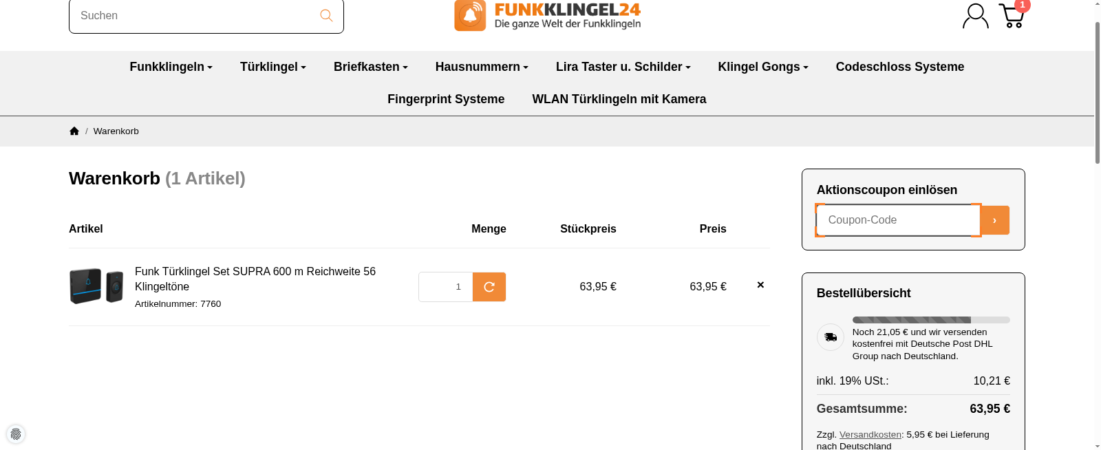 Funkklingel24 Screenshot
