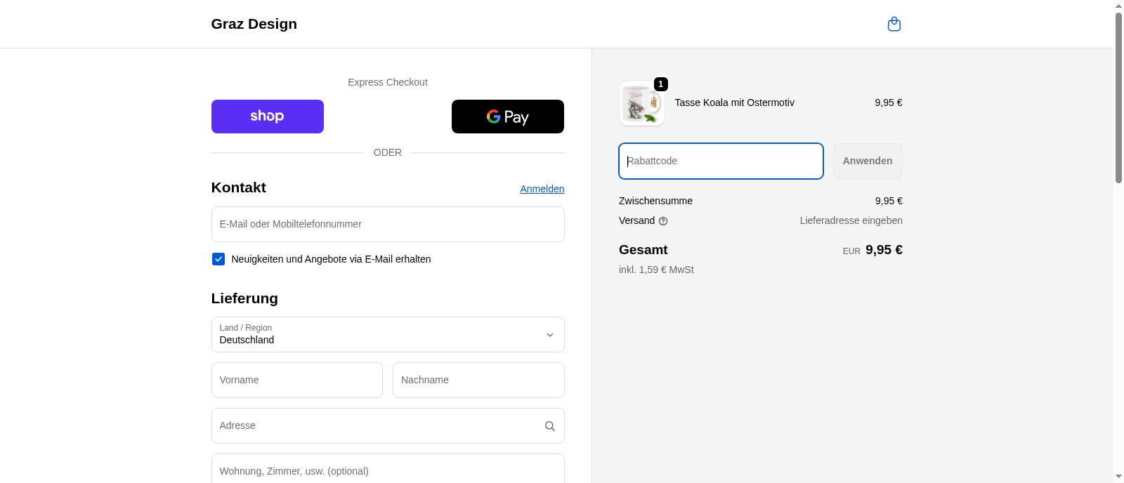 Graz Design Screenshot