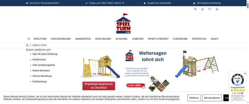 Spielturm Screenshot