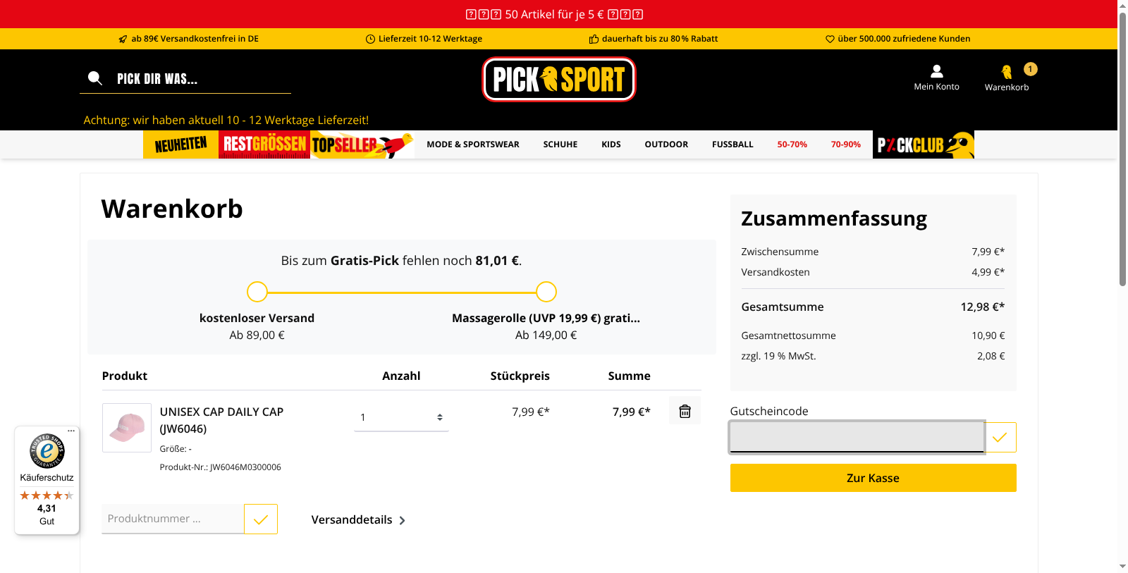 Picksport Screenshot