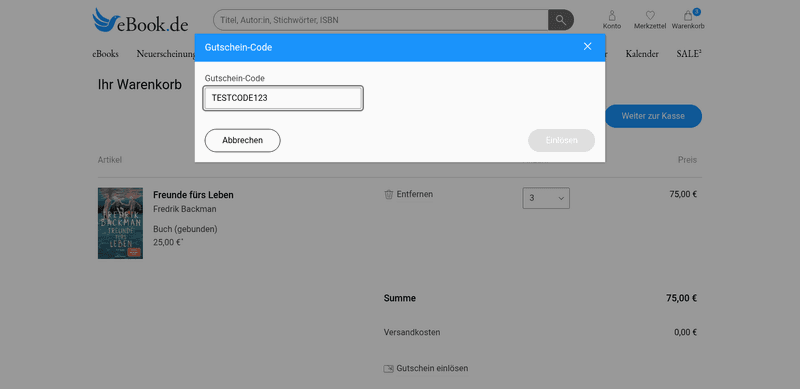 eBook.de Screenshot