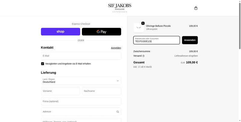 Sif Jakobs Jewellery Screenshot