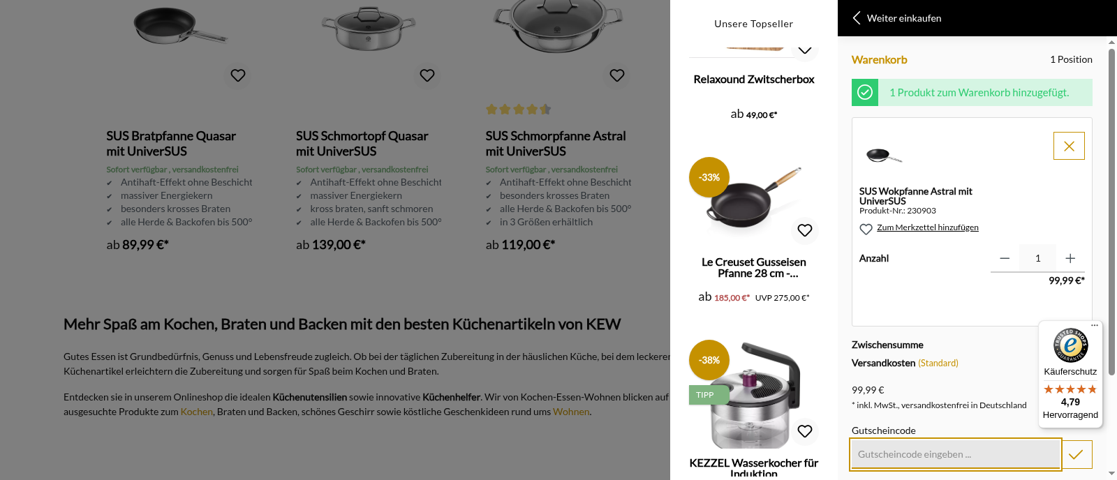 Kochen Essen Wohnen Screenshot