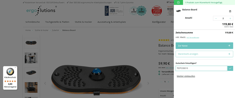 Ergolutions Screenshot