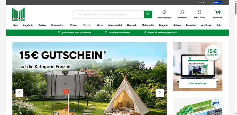 Marktkauf Screenshot