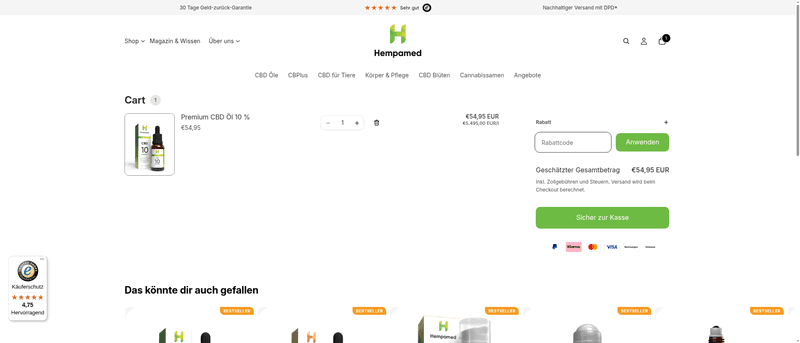 Hempamed Screenshot
