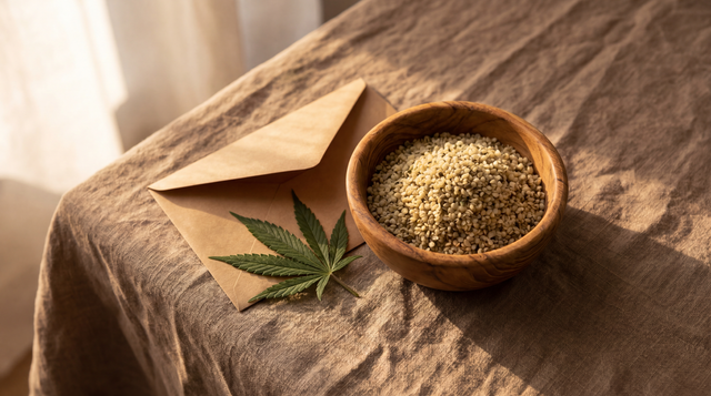 Cannabis-Samen in Holzschälchen — Rechtslage in Deutschland 2026