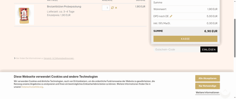 Klosterladen Benediktbeuern Screenshot