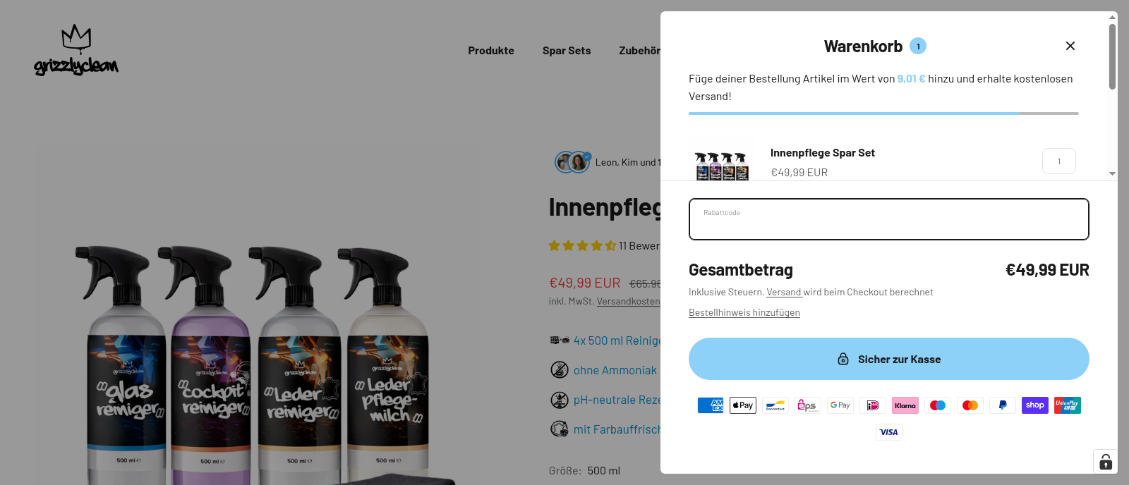 GrizzlyClean Screenshot