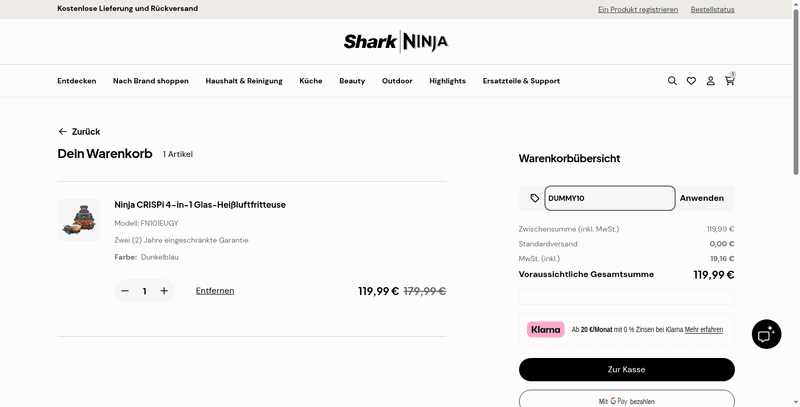 SharkNinja Screenshot