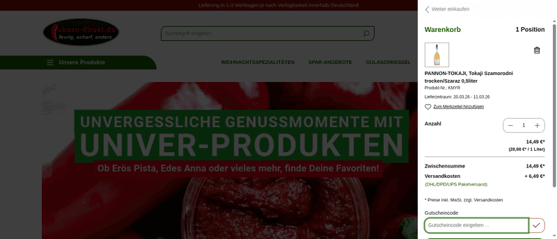 Uborn Direkt Screenshot
