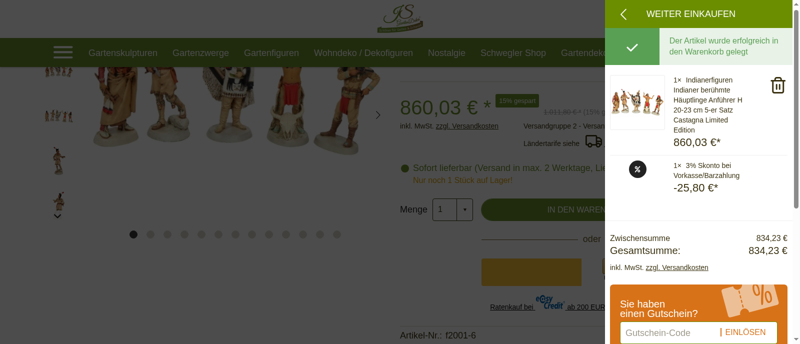 JS GartenDeko Screenshot