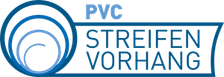 PVC Streifenvorhang Logo