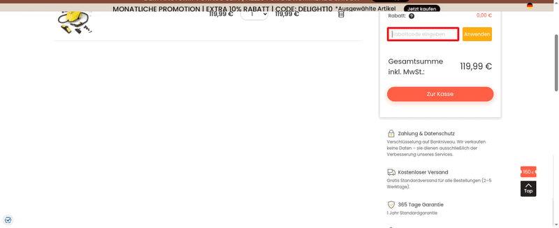 Costway Screenshot
