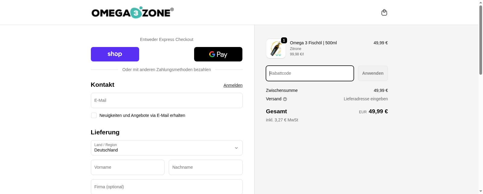 Omega3zone Screenshot