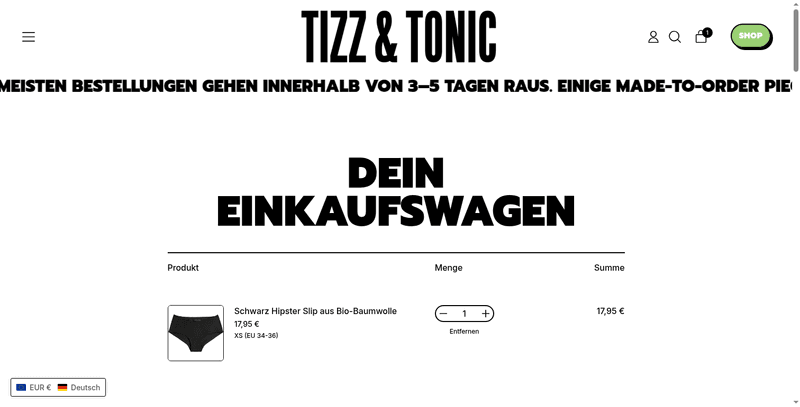 TIZZ & TONIC Screenshot