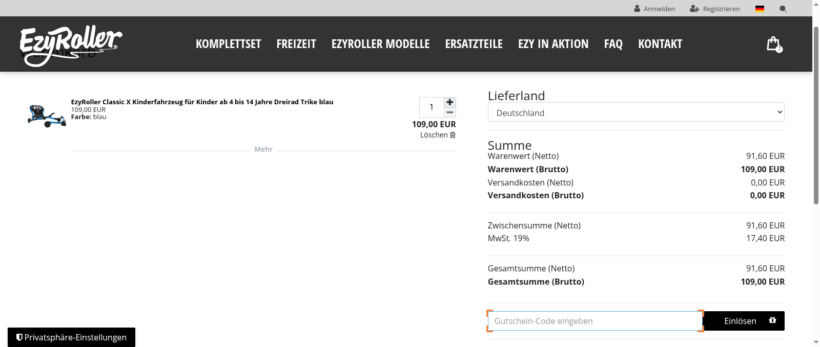 Ezyroller Screenshot
