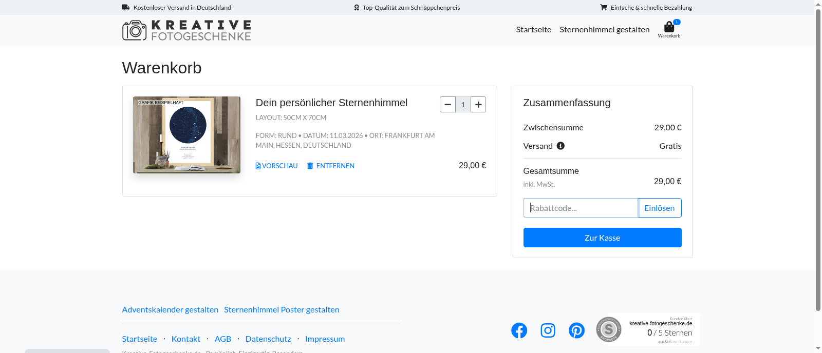 Kreative-Fotogeschenke Screenshot