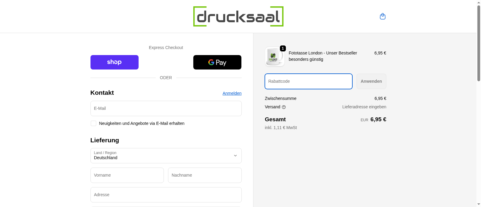 Drucksaal Screenshot