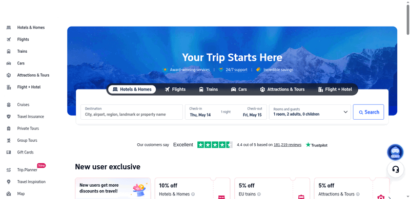 Trip.com Screenshot