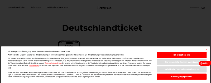 Deutschlandticket Screenshot