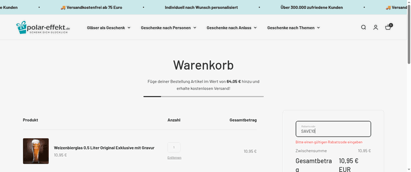 polar-effekt.de Screenshot
