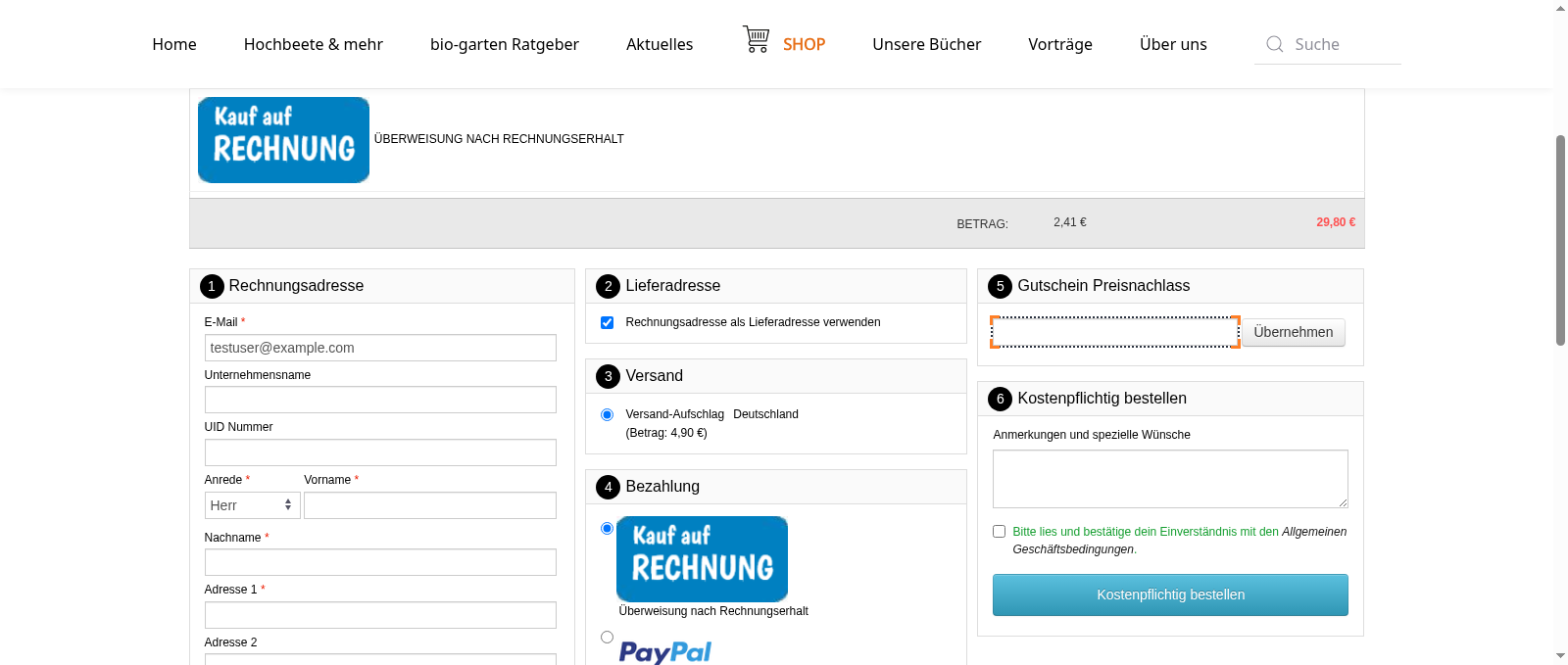 bio-garten Screenshot