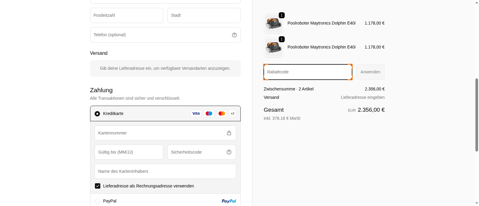 Mein Poolroboter Screenshot