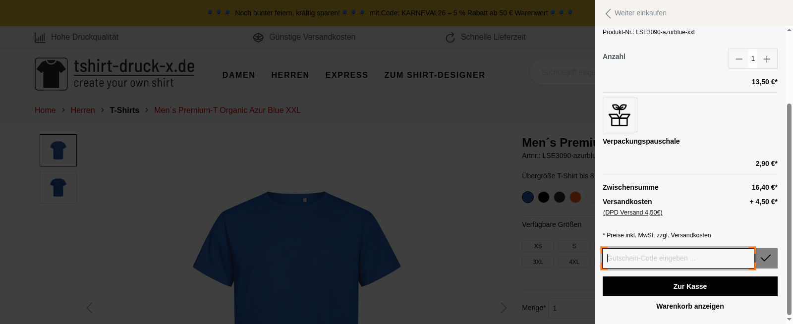 tshirt-druck-x Screenshot