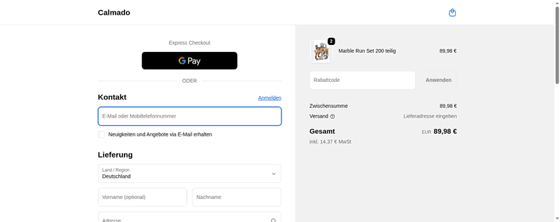 Calmado Screenshot