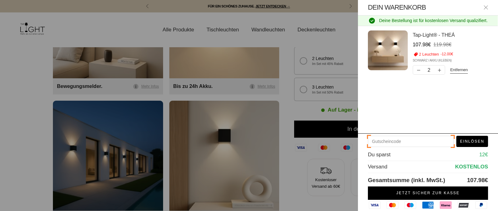 Tap-Light Screenshot