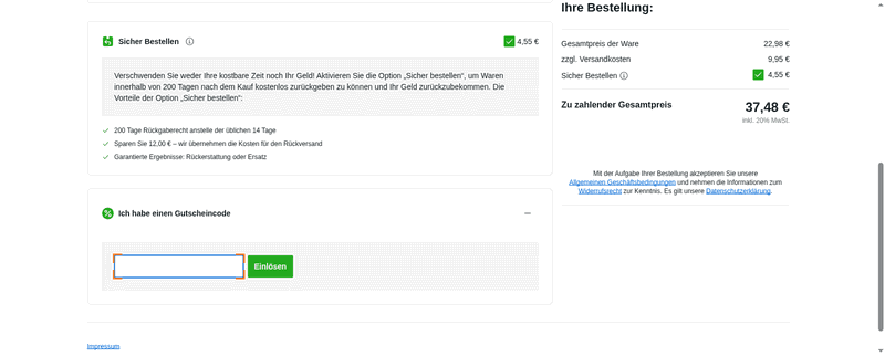 pkwteile AT Screenshot