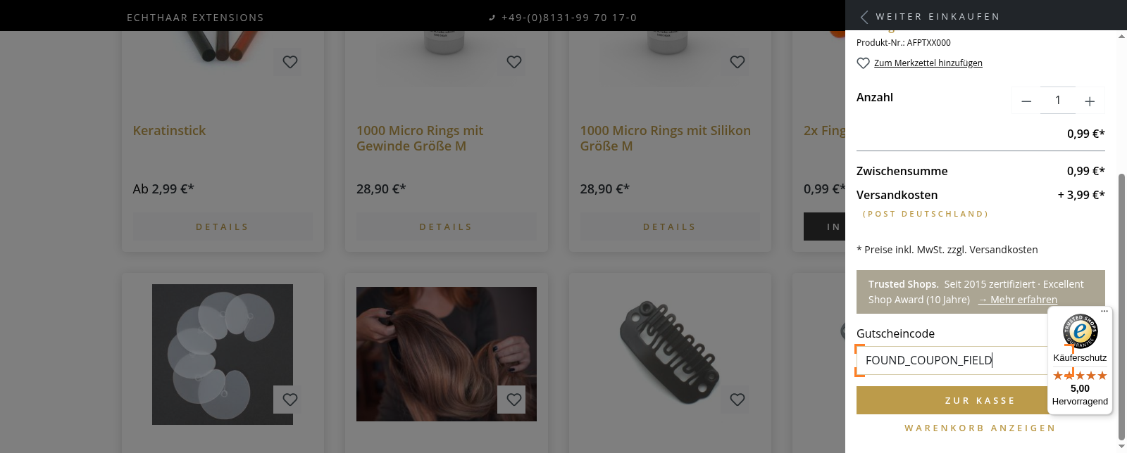 Lola Extensions Screenshot