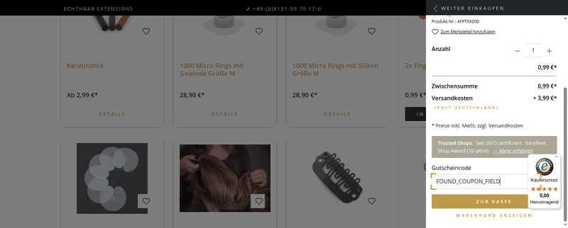 Lola Extensions Screenshot