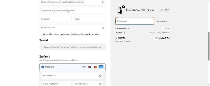 Dildodave Screenshot