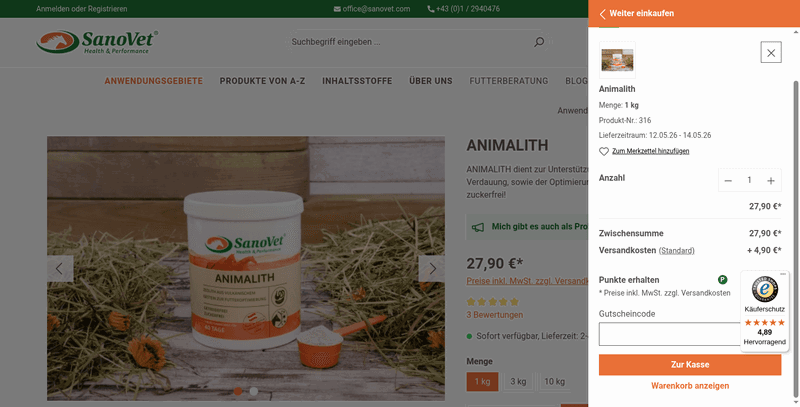 SanoVet Screenshot