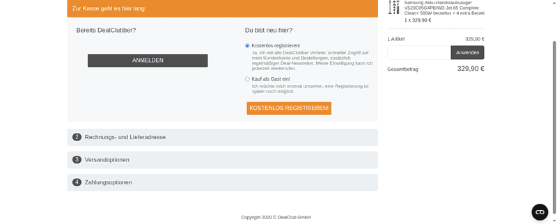 DealClub Screenshot