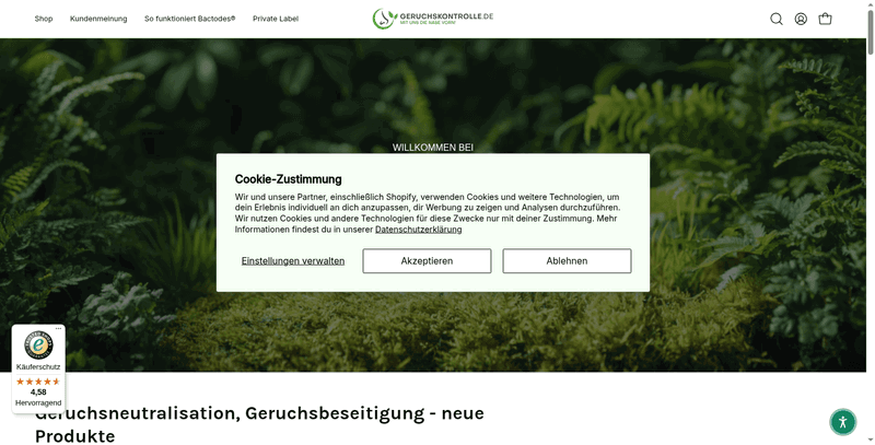geruchskontrolle.de Screenshot