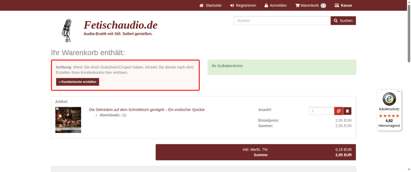 Fetischaudio Screenshot