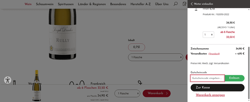 Bremer Weinkolleg Screenshot