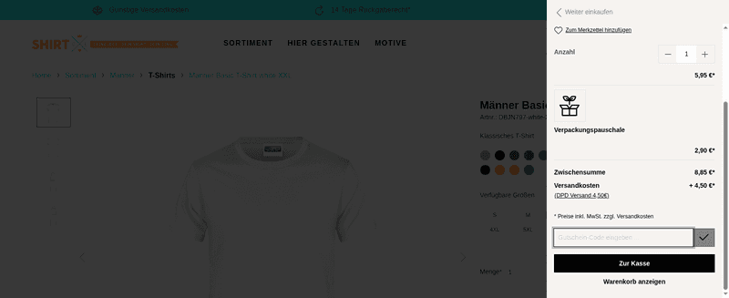 Shirt-x Screenshot