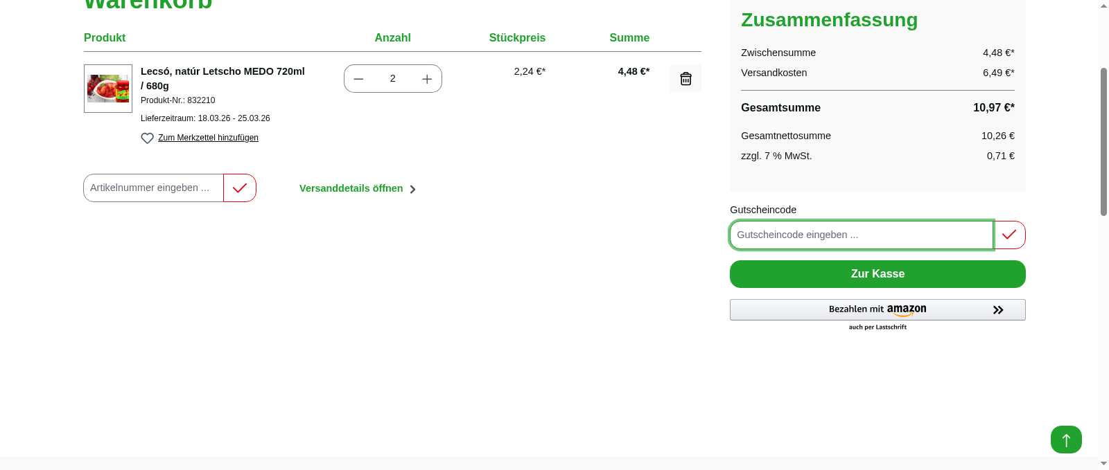 Feinkost aus Ungarn Screenshot