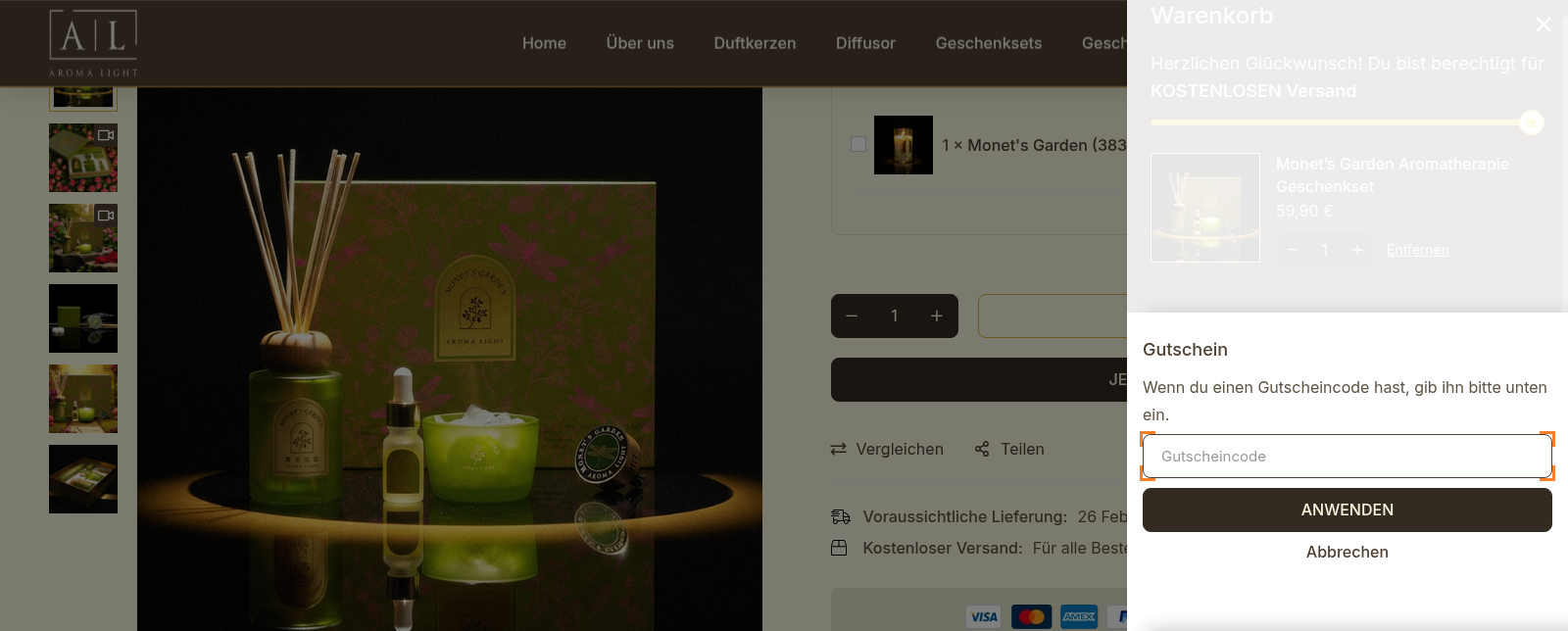 Aroma Light Screenshot