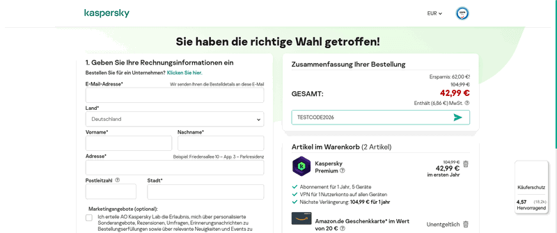 Kaspersky Screenshot