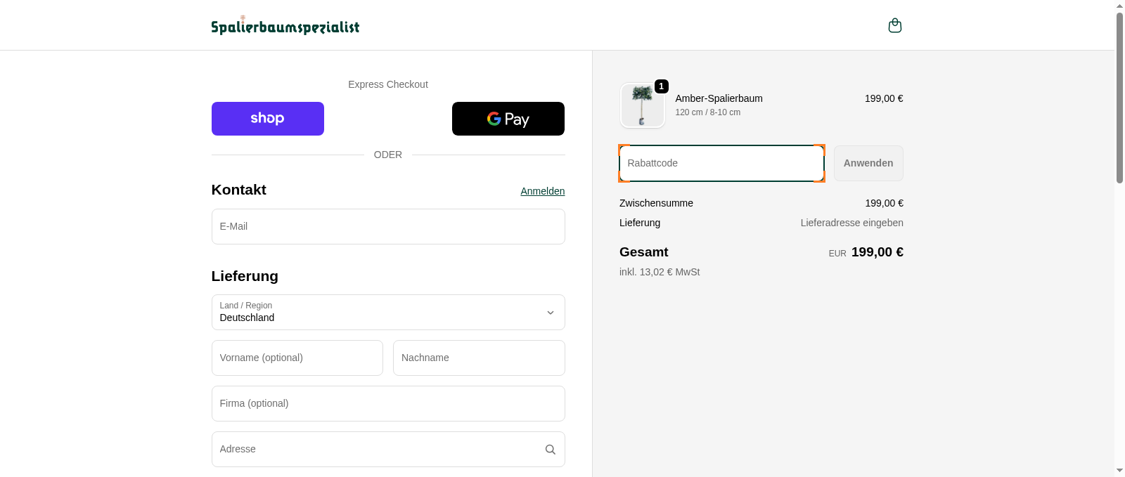 Spalierbaumspezialist Screenshot
