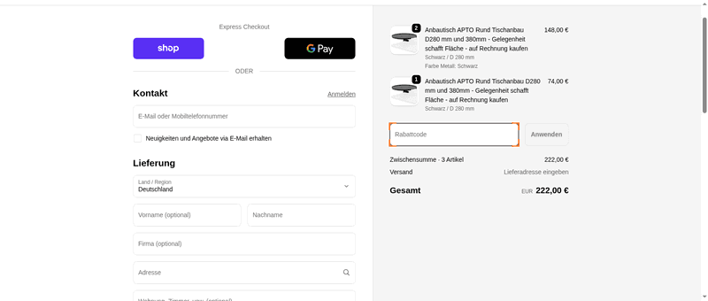 Büromöbel Plus Screenshot
